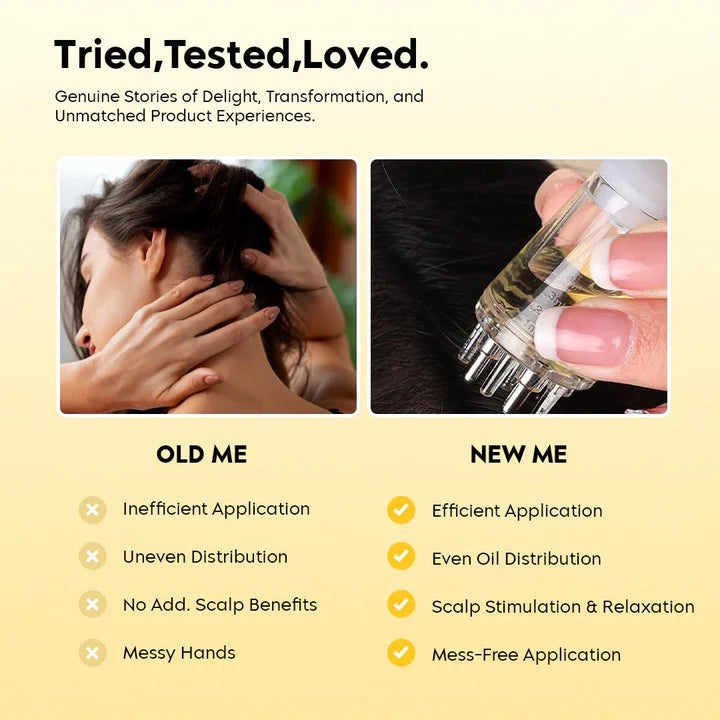 Scalp Liquid Applicator Comb