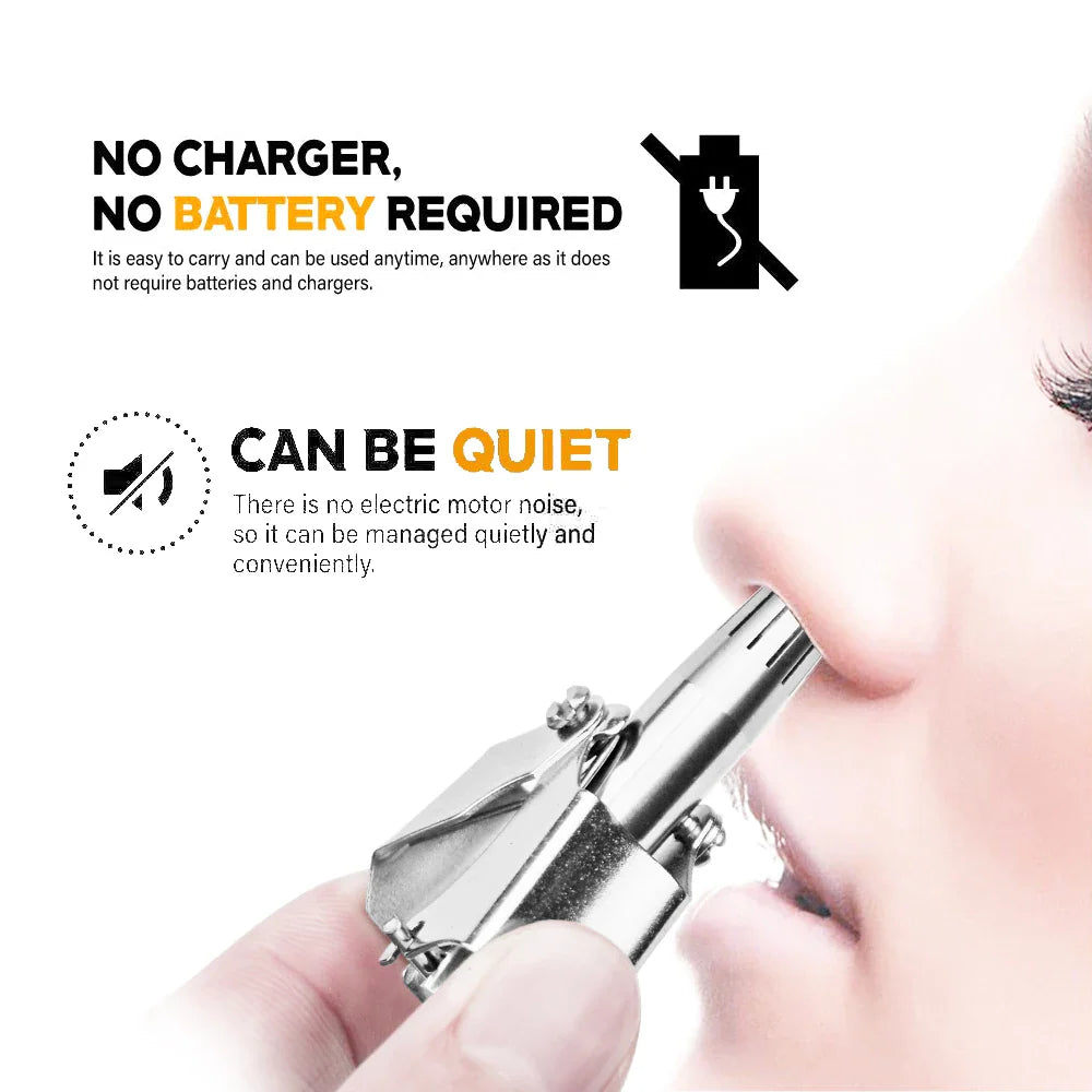 Stainless Steel Nose & Ear Hair Trimmer