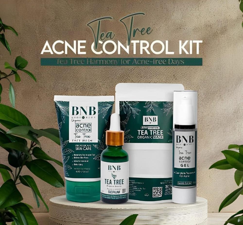Natural Acne Control Facial Kit - 4-Step Skincare Solution