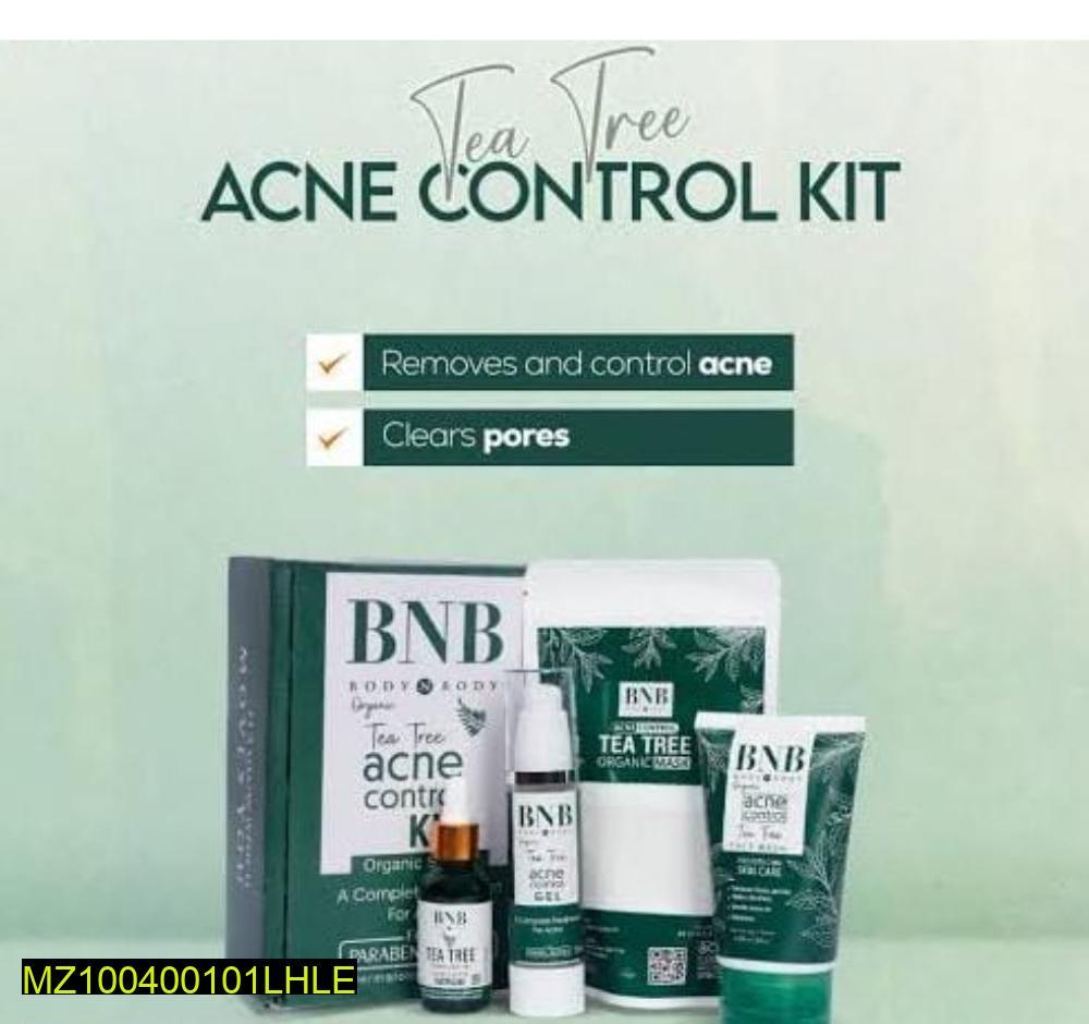Natural Acne Control Facial Kit - 4-Step Skincare Solution