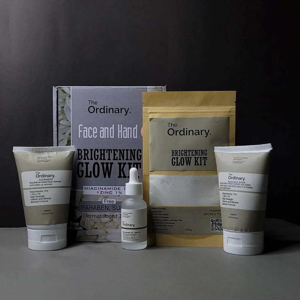 4 in 1 Facial Cleanser, Scrub, Mask & Serum - Complete Skincare Set