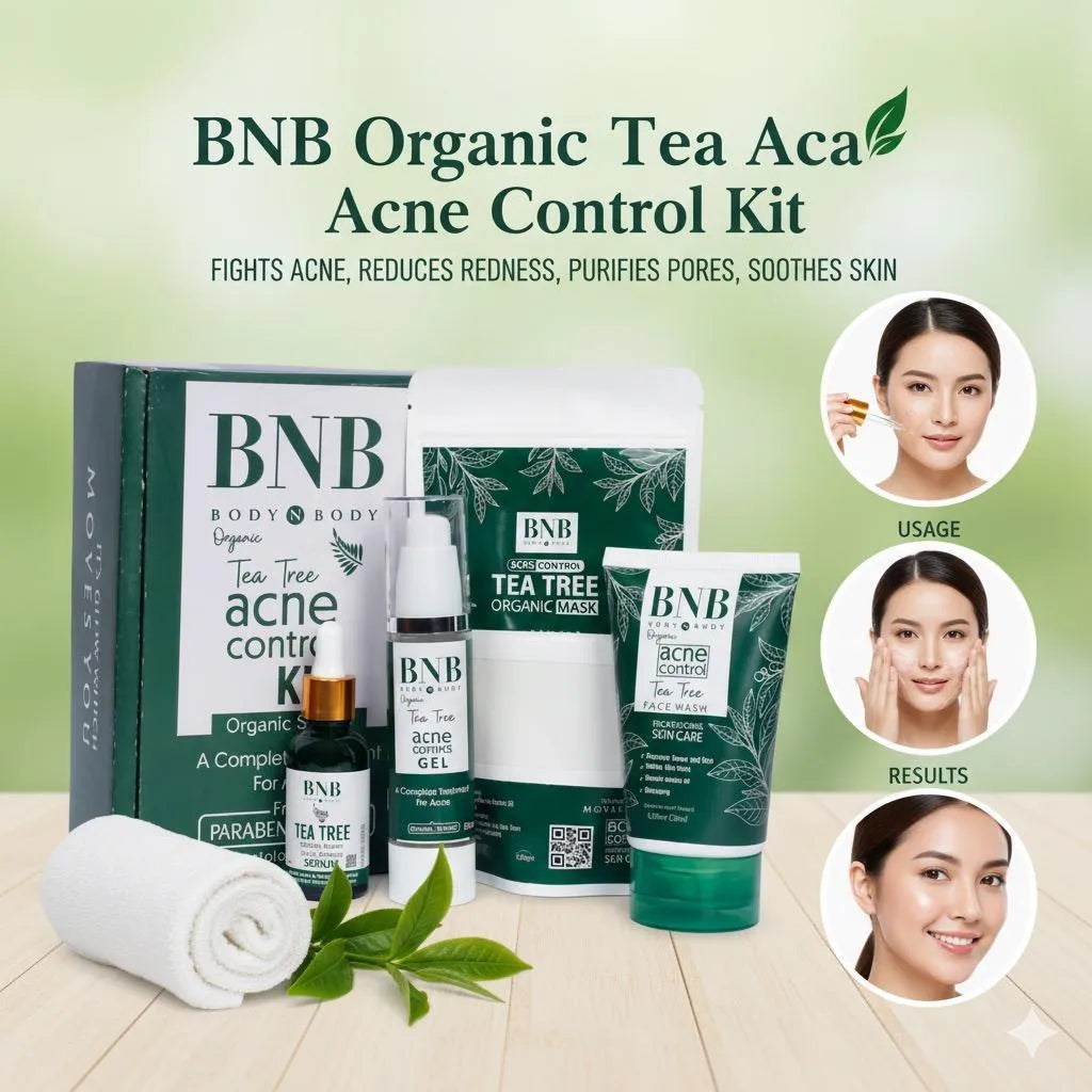Tea Tree Acne Treatment Facial Kit - Complete 4-Step Skincare Routine
