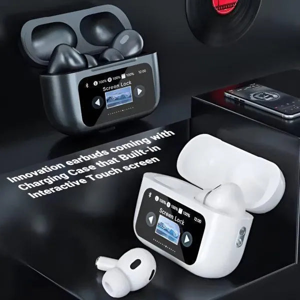 Smart Touch Wireless Earbuds - Bluetooth 5.0 ANC Earphones with 8H Battery Life