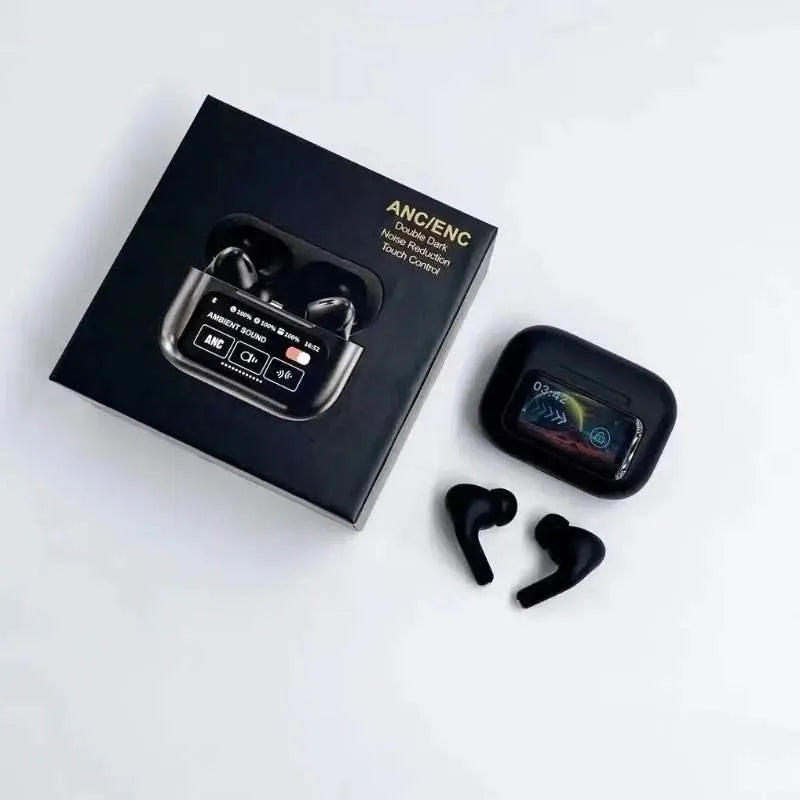 Smart Touch Wireless Earbuds - Bluetooth 5.0 ANC Earphones with 8H Battery Life