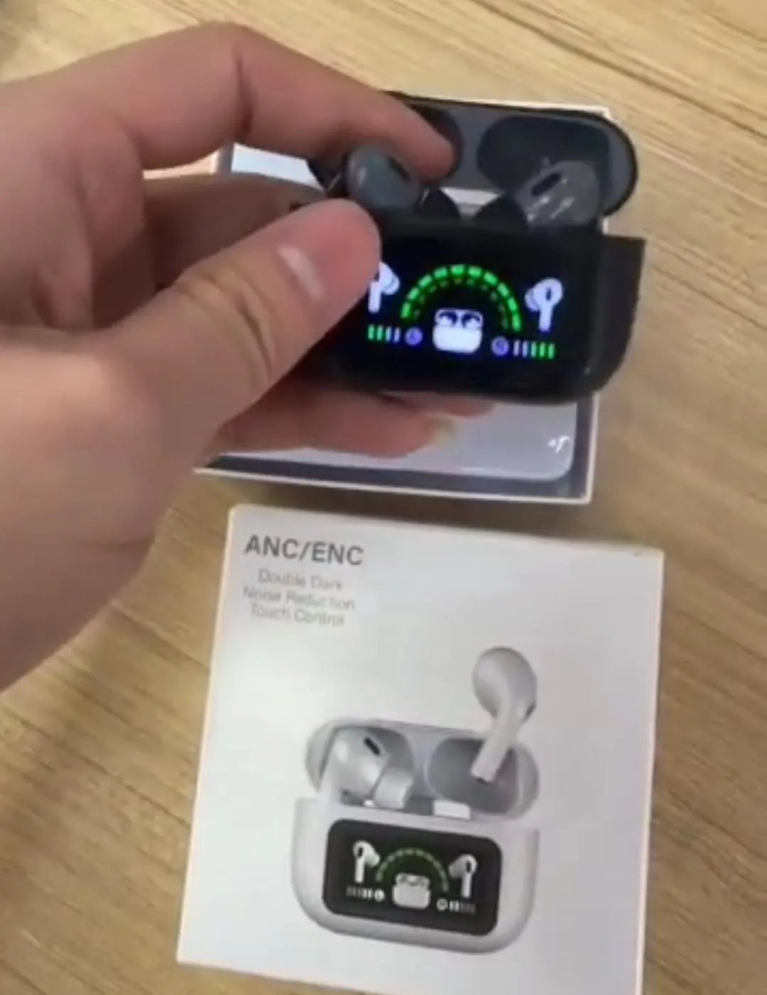 Smart Touch Wireless Earbuds - Bluetooth 5.0 ANC Earphones with 8H Battery Life