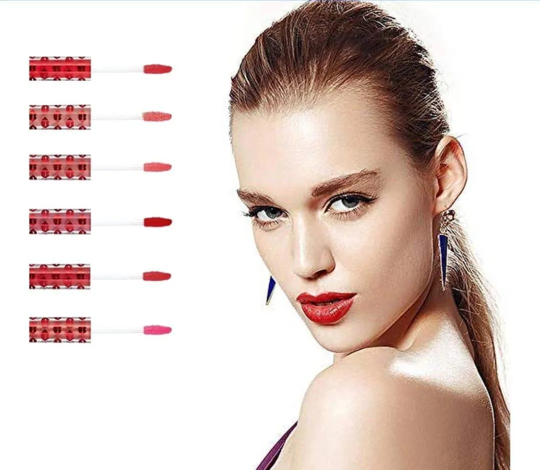 High Pigmented Lip Gloss Pack of 6 Kylie Branded Premium Lip stains