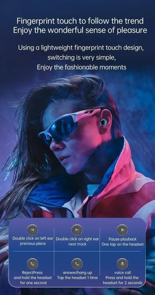 Bluetooth 5.3 Wireless Earbuds - 850mAh ANC Noise-Cancelling with Voice Assistant