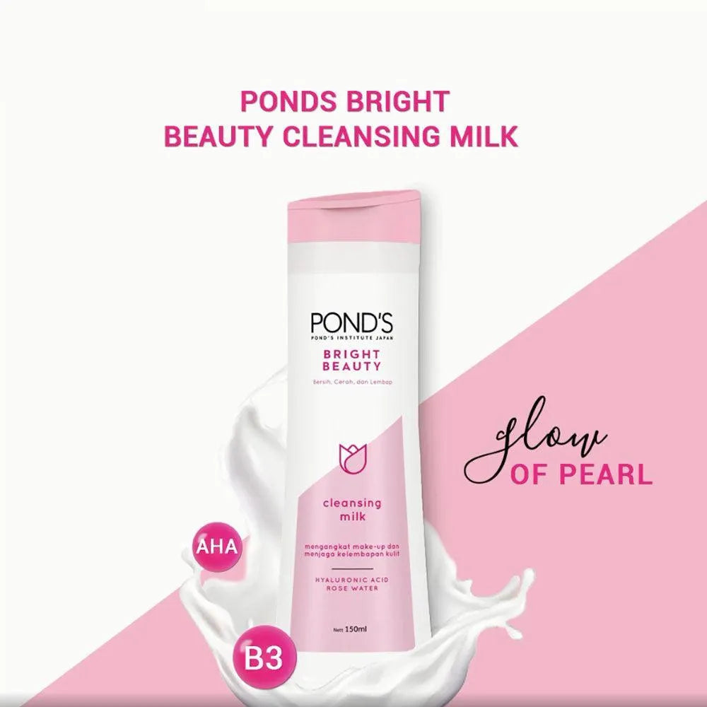 Ponds Whitening And Brightening Cleansing Milk Lotion ,150 Ml, 1 Pc